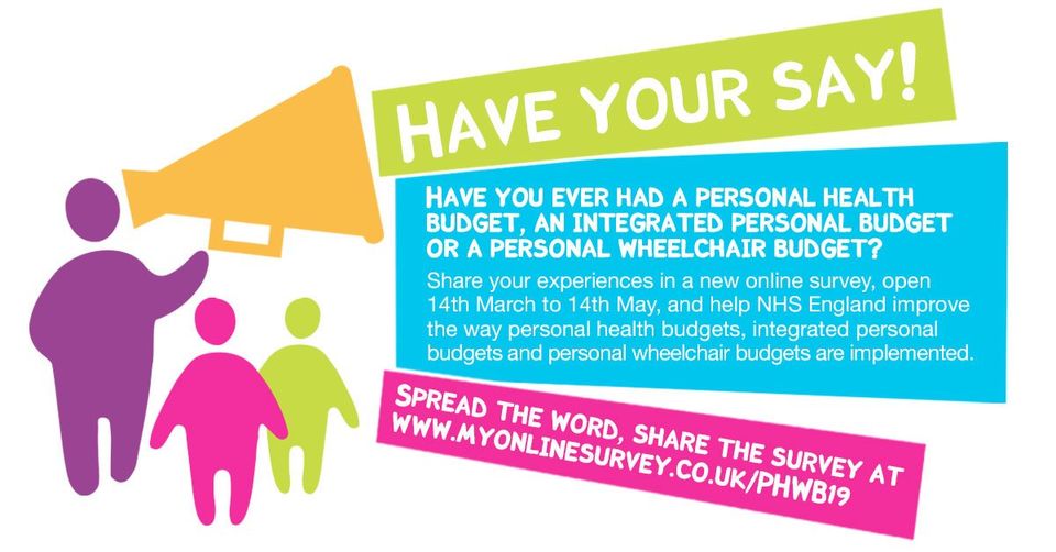 NHS England Is Running A Survey To Enquire About Personal Budget Holders' Experiences
